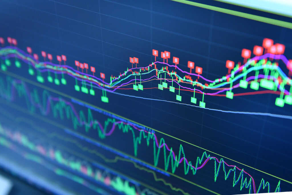 stock market display