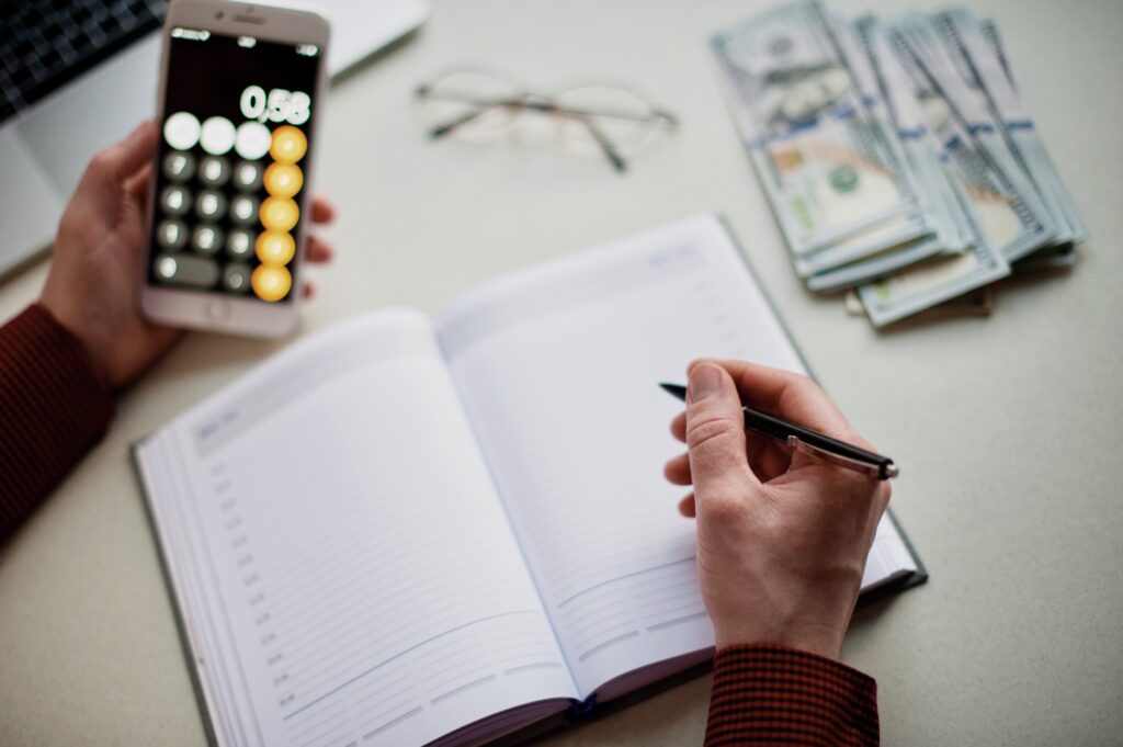 candid authentic man writes in notebook using calc 2023 11 27 05 33 38 utc