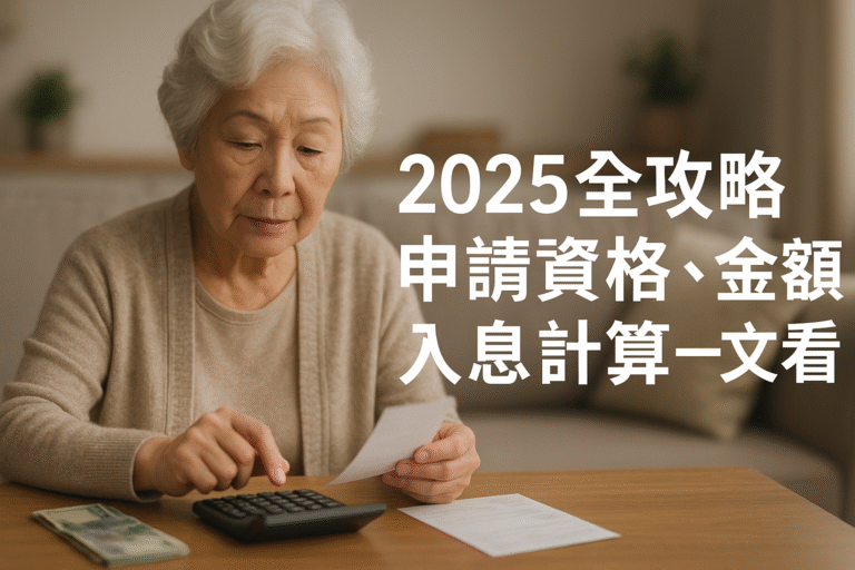 長者生活津貼資產上限2025全攻略：申請資格、金額、入息計算一文看懂