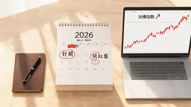 【2026台股休市】股市行事曆總整理！封關、開紅盤日期不錯過