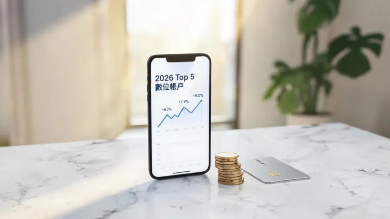 2026數位帳戶推薦｜Top5高利活存銀行比較與開戶攻略