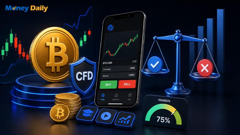 比特幣CFD是什麼？一篇搞懂加密貨幣CFD優缺點、保證金交易與Mitrade實戰教學